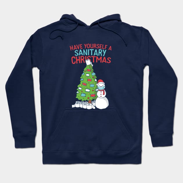 Have Yourself a Sanitary Christmas Hoodie by SLAG_Creative